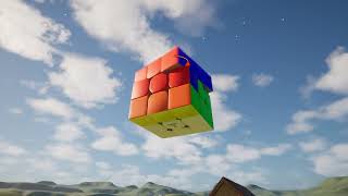 Play Rubik’s Cube in an unreal farm