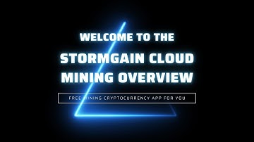 Stormgain cloud mining overview - Free mining cryptocurrency app for you