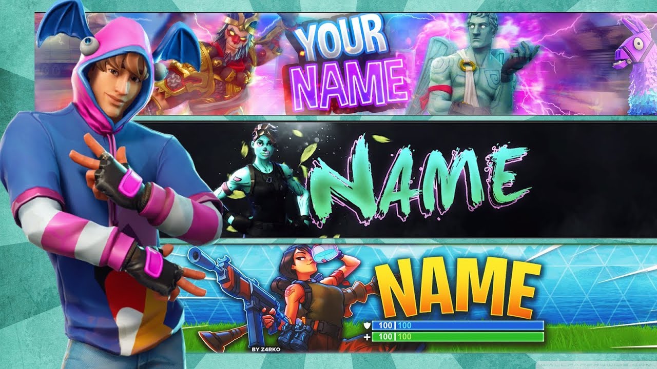 TOP 5 FORTNITE  BANNER  TEMPLATE   Free Download 