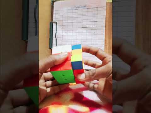 How to solve 3×3Rubiks cube #short