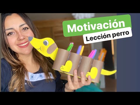 Motivación lección “perro”: Organizador de perrito salchicha