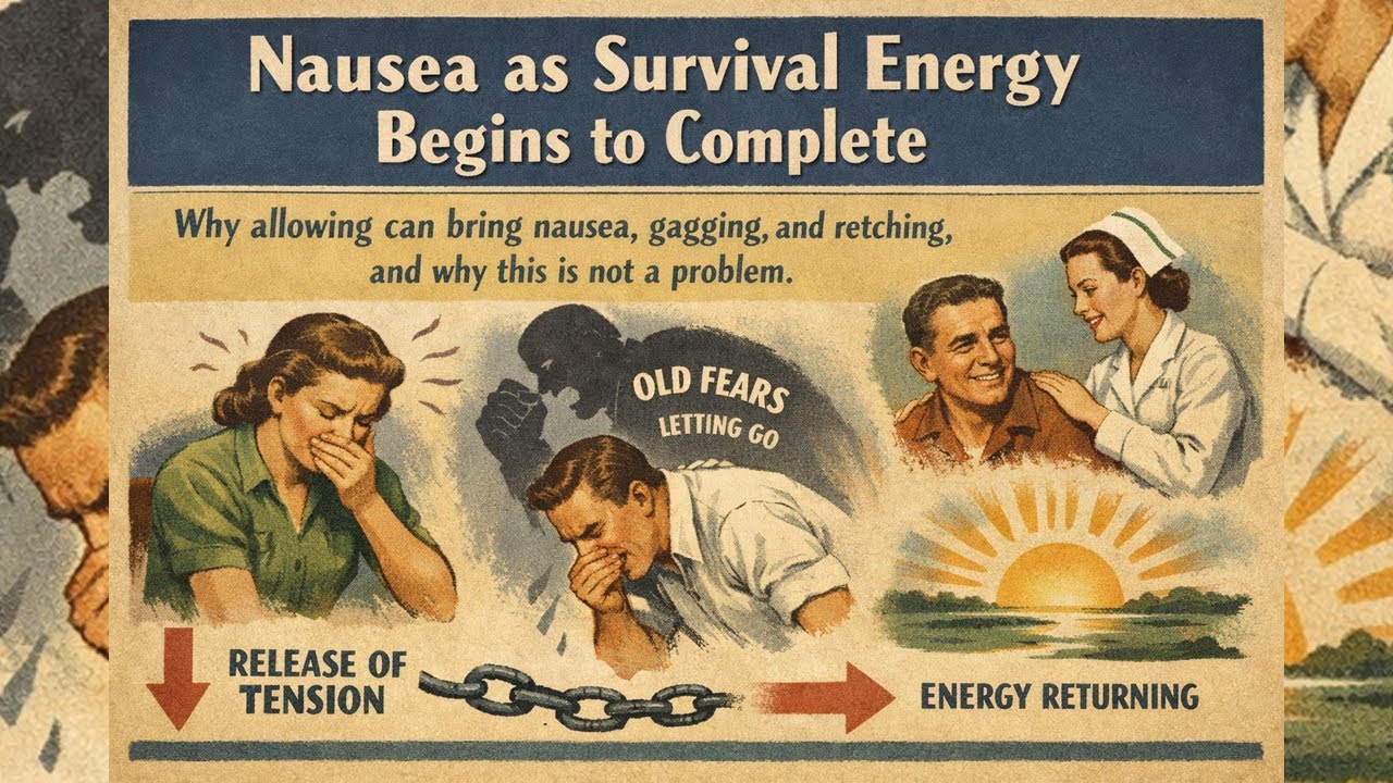 Woman Retching Why Nausea, Gagging And Retching Can Appear As We Start To Allow - YouTube