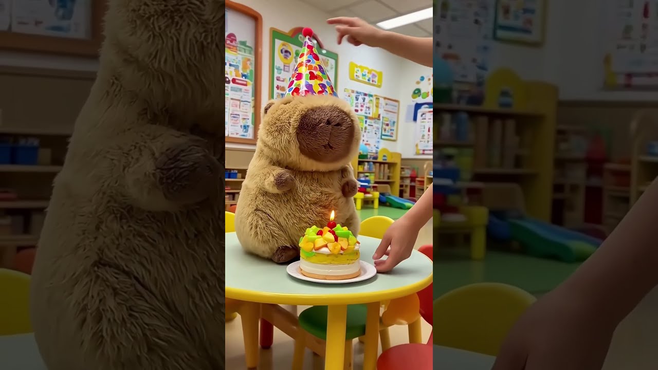 Guess Who Came To Celebrate Capybara S Birthday Today Happybirthday Minions Cute