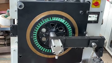 Automatic coil winding machines , Electric scooter hub motor stator paper inserting machine