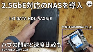 2.5GbE対応の高速NASを導入