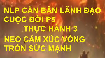 NLP CĂN BẢN LÃNH ĐẠO CUỘC ĐỜI P5 THỰC HÀNH 3 NEO CẢM XÚC VÒNG TRÒN SỨC MẠNH