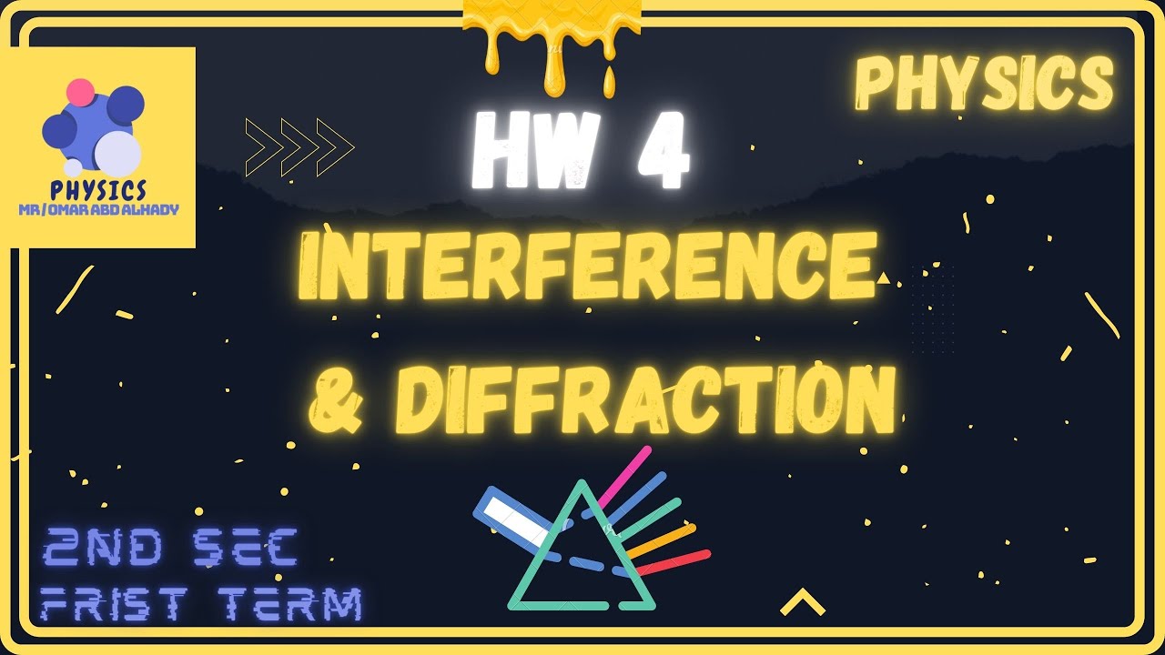 Physics Second Sec. Hw 4 : Light Interference and Diffraction - YouTube