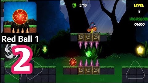 Red Ball 1 Gameplay Walkthrough Part 2 (ios, Android)