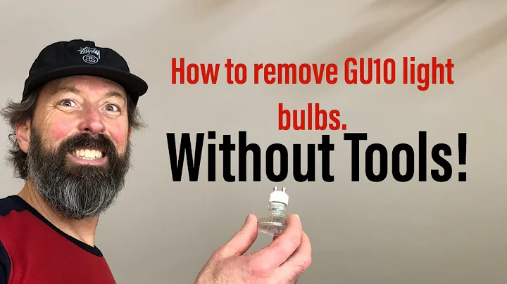 How to Remove GU10 & GU24 Light Bulbs Without Tools | Easy DIY Hack