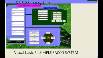 Visual basic Projects  |  How to create a simple Sacco Management System
