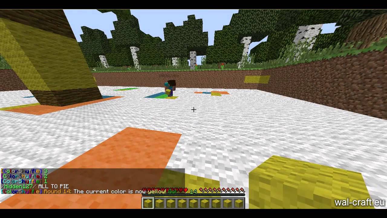 Minecraft Mini-game: Colour Shuffle!
