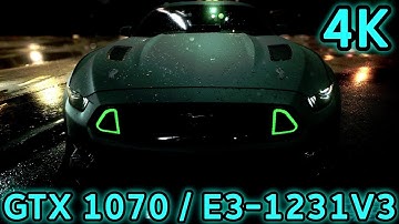 Need for Speed 2015: GTX 1070 & E3-1231v3 | Ultra - 4K  | FPS TEST