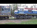 Tren Vacio de NCA saliendo del Desvio km 549 en Villa Maria Gravitacion rumbo hacia Rio Primero