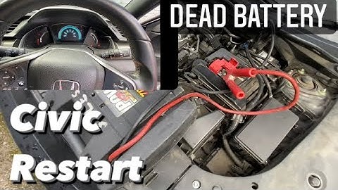 How to reset honda civic after battery change