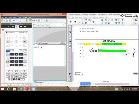 TTT   Calculator Hacks   Solving Equations   One Variable
