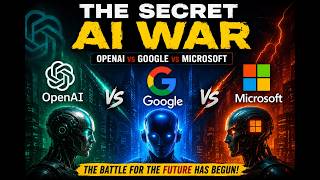 The Secret AI War Between OpenAI, Google & Microsoft
