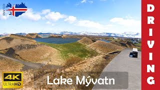 Driving in Iceland 7: Around Lake Myvatn (4K 60fps)