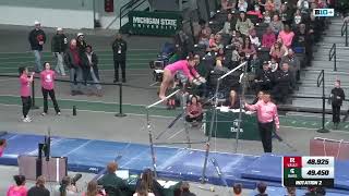 Amy Doyle 9.875 Bars MSU vs Rutgers 2-22-25