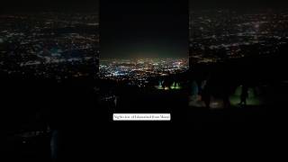 Night view of Islamabad from monal #shorts #viral #scenery #city #islamabad