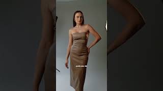Vestido Eleonora - Mocha Mousse