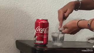 Experimento del estado gaseoso.