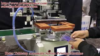 ruler tabletop automatic screen printing machine