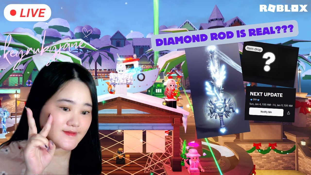 🔴 BOOST X8 DIAMOND ROD PERFECTION, KEYBATHON LANJUT KALO VGA DATENG | FISH IT ROBLOX 