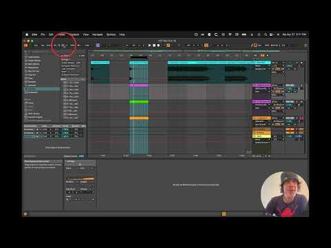Ableton 12 Top of screen Icons Global Time Signature
