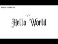 Hello World | Nataraja Murthy | #C