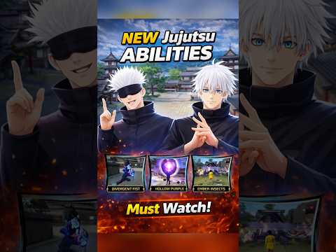 FREE FIRE JUJUTSU ALL ABILITIES WORK TEST😍🔥 #shorts #freefire #anujbhaiyt