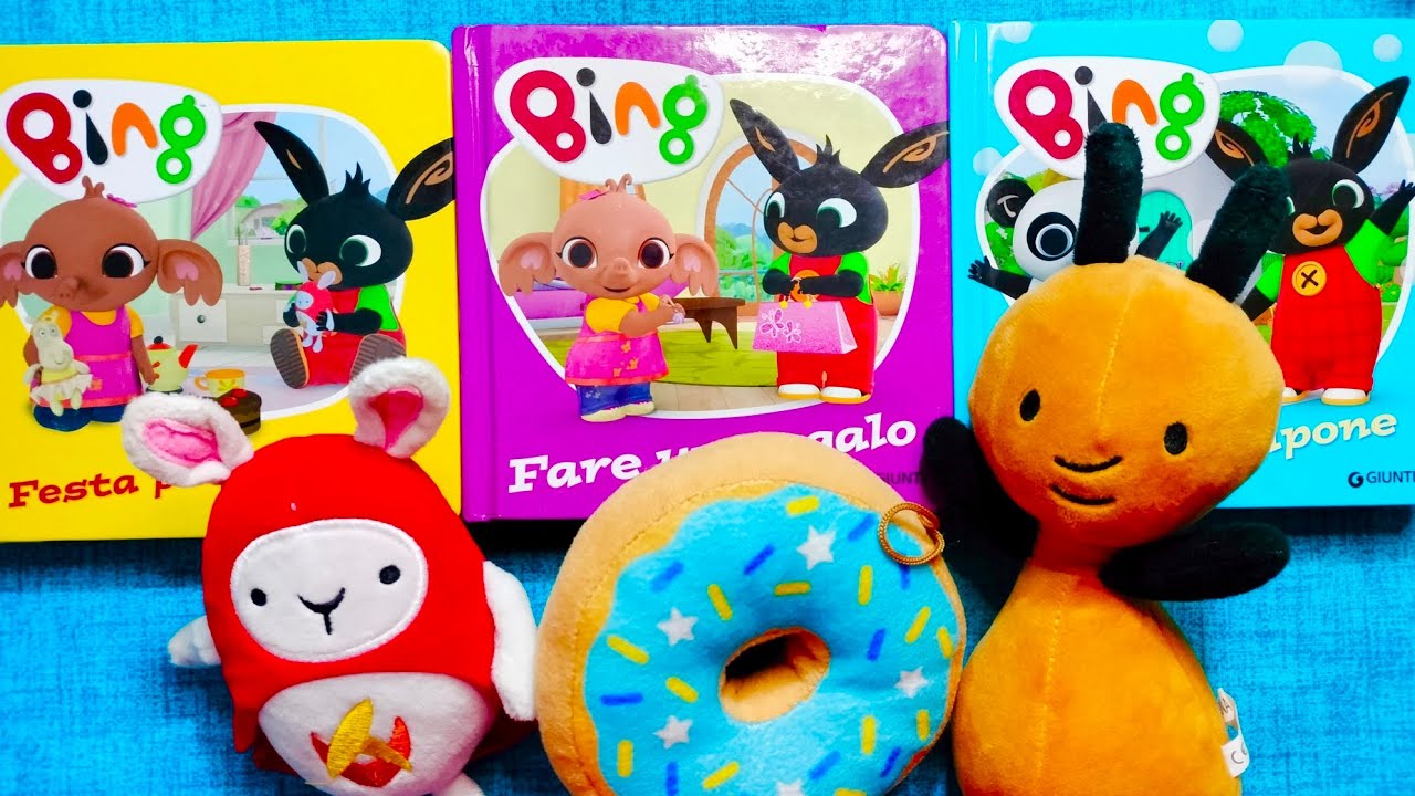 🐰 3 STORIE DI BING in Italiano📚Lettura ad Alta Voce per Bambini🍩Storie della Buonanotte per Bambini