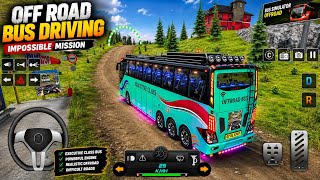 Off Road Bus Driving in Mountains 🚌🔥 | Impossible Offroad Road Mission | Bus Simulator Game screenshot 1