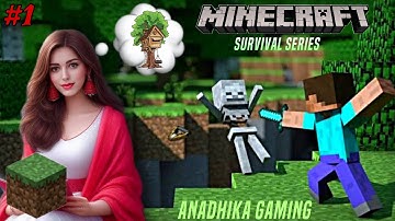 MINECRAFT SURVIVAL SERIES #1 || BUILD A TREEHOUSE IN A BEAUTIFUL PLACE !!