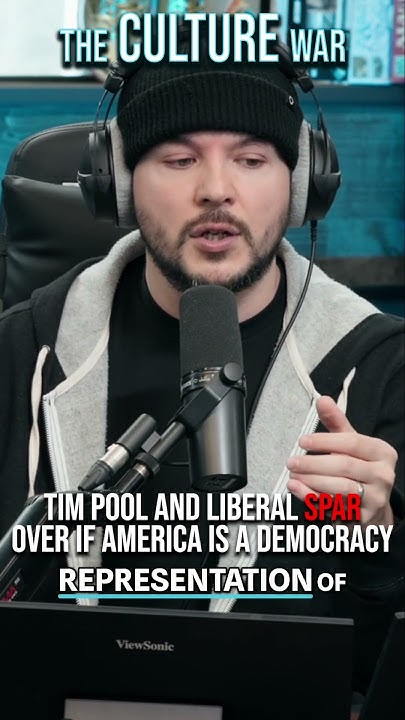 Tim Pool And Liberal SPAR Over If America Is A Democracy - YouTube