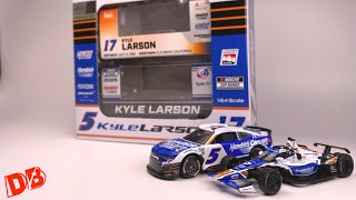 2025 KYLE LARSON H1100 INDY 500 COKE 600 TWO CAR SET DIECASTBUFFET NASCAR DIECAST REVIEW 1/64