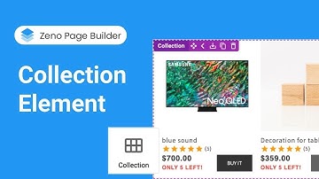How to Use Collection Element | Zeno Page Builder Tutorial