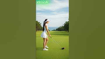 [VEO2] 초보? 아니, 진심이야 그녀의 첫 스윙 #shorts #veo2 #virtualai #골프