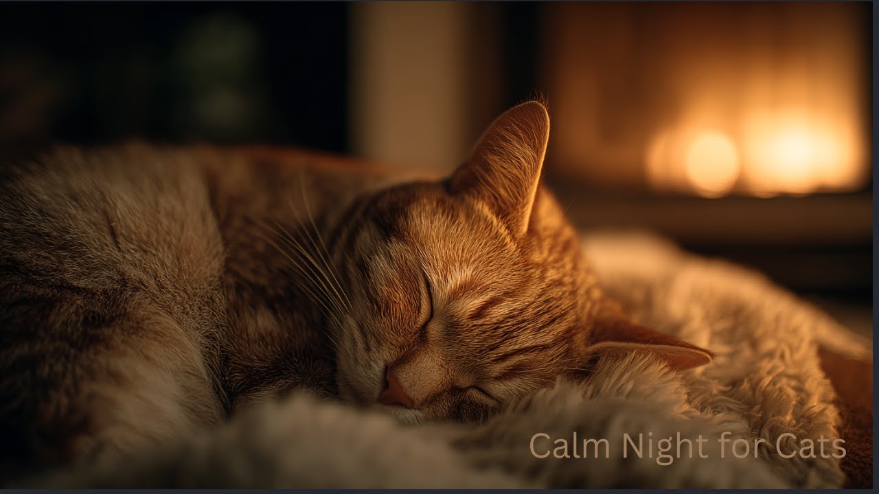 11 Hours Calming Music for Cats 🐈 | Sleep, Relax & Feel Safe at Night