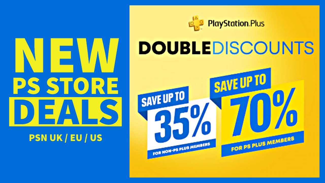 NEW PSN SALE PS Store PS Plus Double Discounts Deals PS Store Deals