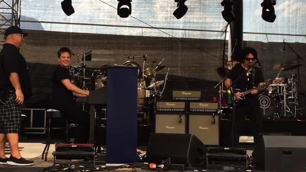 Anton from Germany - Soundcheck with Toto,  Austria, July 2015