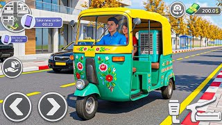 Tuk Tuk Rickshaw Driving Game 3D: Extreme Rickshaw Driving Challenge city pickup - android gameplay screenshot 1