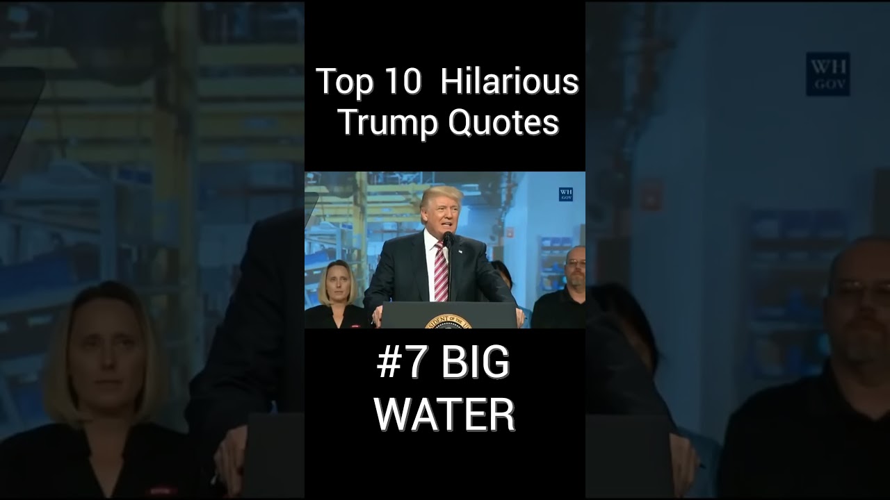 Top 10 Hilarious Trump Quotes with no context!