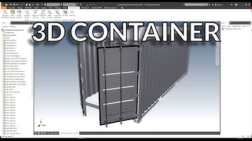 3D Shipping Container Model