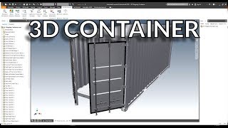 3D Shipping Container Model