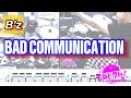 【BAD COMMUNICATION/B'z】ドラム楽譜付で叩いてみた!かっこいい16ビートはこの曲で決まりじゃないですか?