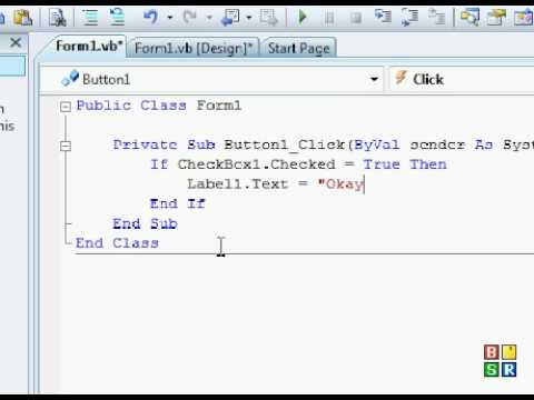 Visual Basic Tutorial - Working With Checkboxes - YouTube