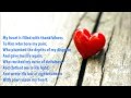 My heart is filled with thankfulness with lyrics  keith  kristyn getty stuart townend