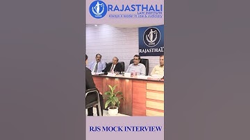 RJS MOCK INTERVIEW | RAJASTHALI LAW INSTITUTE JAIPUR #judiciary #rjs