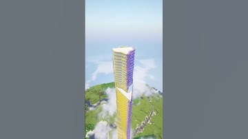 The Tallest Building in Minecraft Timelapse | #minecraft #minecraftbuilding