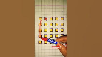 Draw a checkered path with box 🎁 #shorts #trending #trend #geniushimansh #puzzle #music